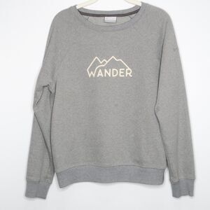 Columbia Womens Sweater Size Small Gray Wander Mountains‎ Outdoors Hiking
